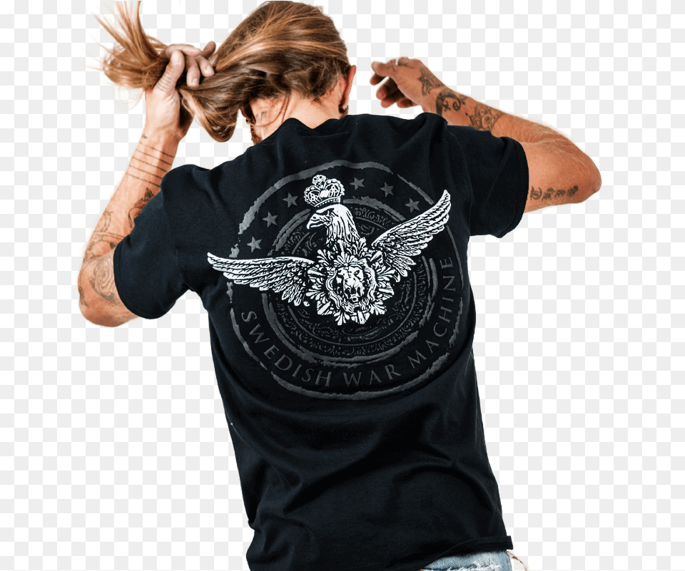 Swedish War Machine T Crew Neck, Clothing, T-shirt, Adult, Female Png