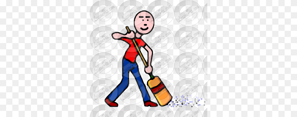 Sweep Picture For Classroom Therapy Use, Cleaning, Person, Baby, Face Free Transparent Png