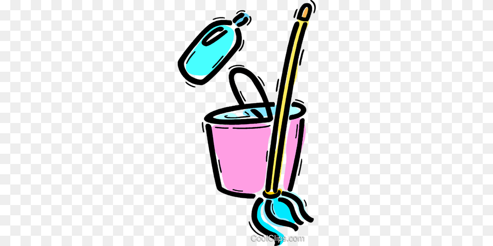 Sweeping And Mopping Royalty Vector Clip Art Illustration, Cleaning, Person, Smoke Pipe, Device Free Transparent Png