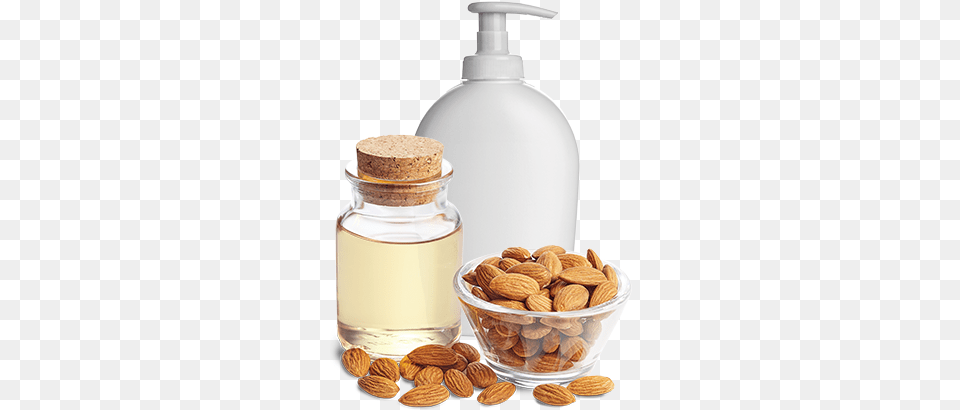 Sweet Almond Oil Used In Cosmetic Lotion Sweet Almond Oil, Food, Grain, Produce, Seed Free Png Download