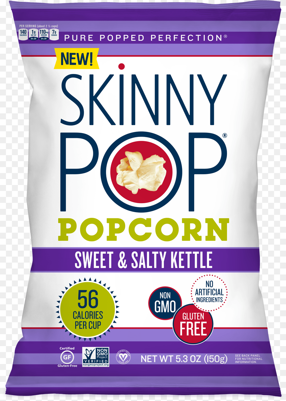 Sweet Amp Salty Kettle Popcorn Skinnypop Sweet And Salty, Powder, Food, Person, Flour Free Png