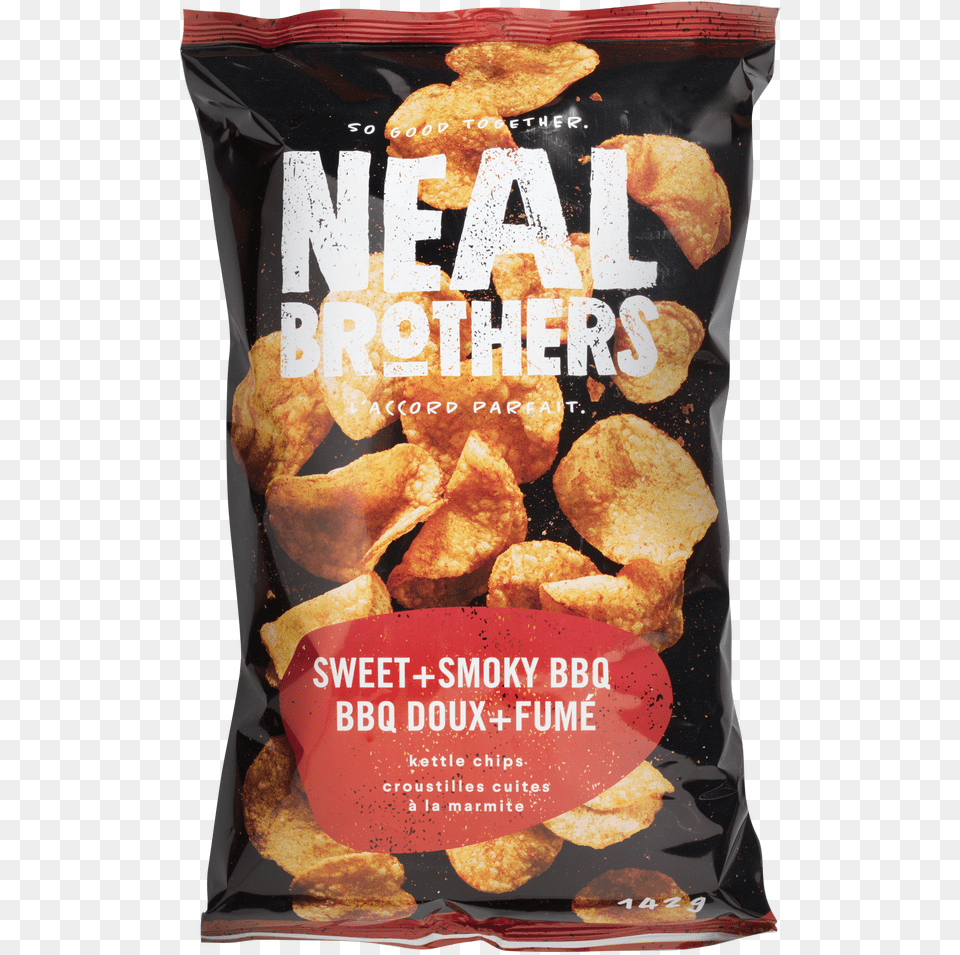 Sweet Amp Smoky Bbq Kettle Chips, Food, Snack, Bread, Advertisement Free Png Download