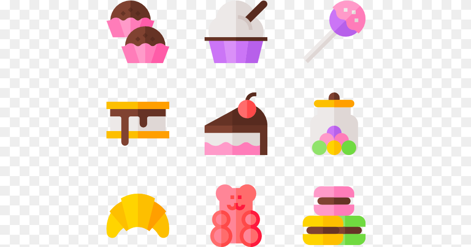 Sweet And Candy Shop Gummy Bear, Cream, Dessert, Food, Ice Cream Png