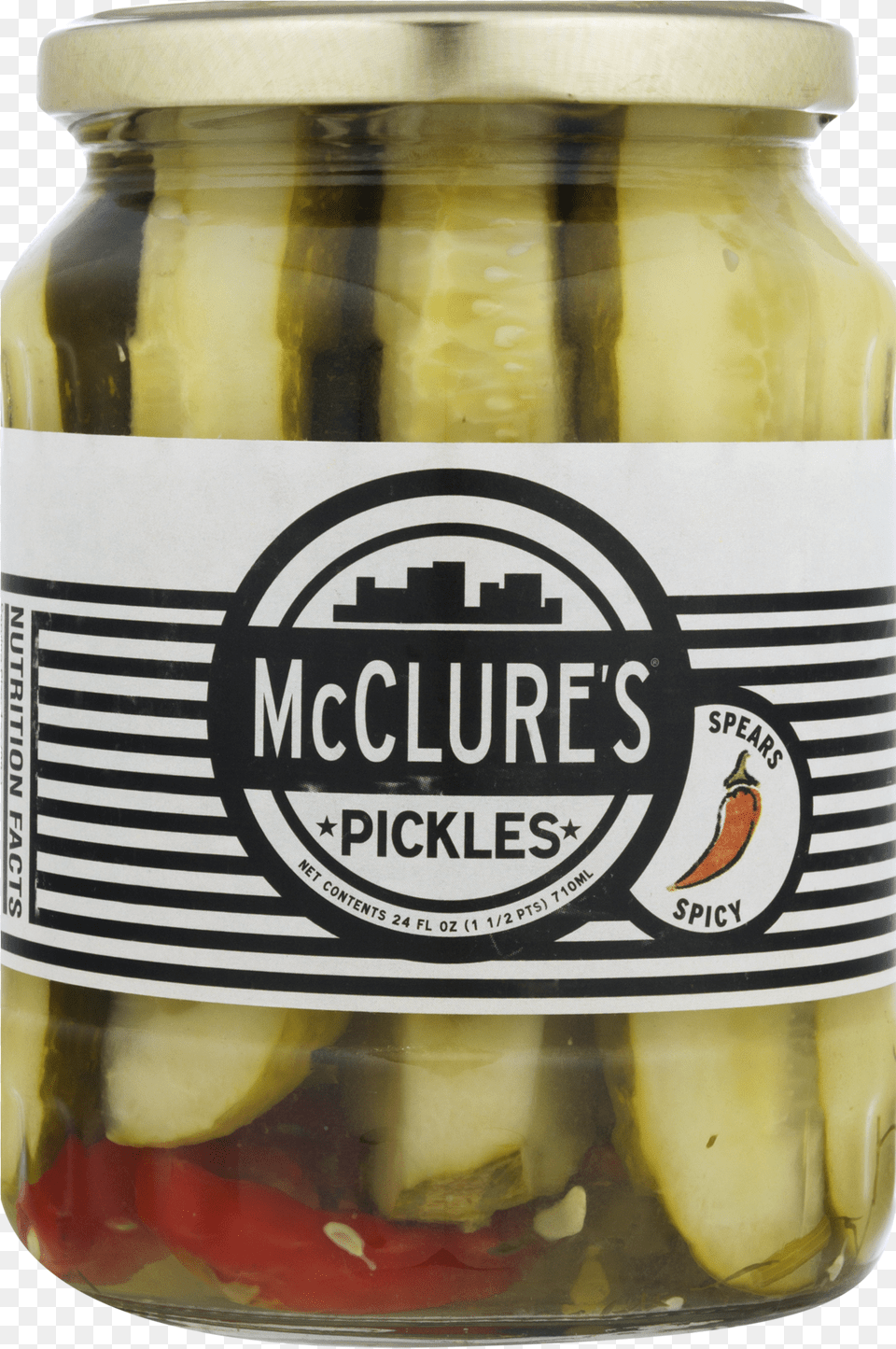 Sweet And Spicy Pickles 24 Fl Oz, Food, Pickle, Relish, Alcohol Free Png Download