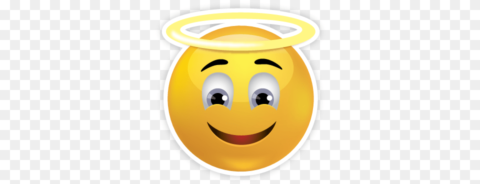 Sweet Angel Face Emoji Smiley Clipart Best Clipart Best Smileys, Jar, Head, Person Free Transparent Png