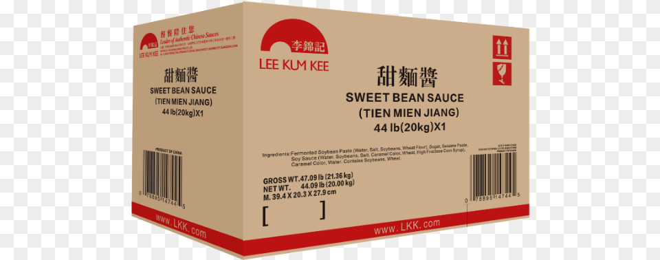 Sweet Bean Sauce, Box, Cardboard, Carton, Package Free Png