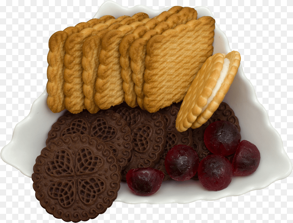 Sweet Biscuit Tray Image For Cookie, Bread, Cracker, Food, Meal Free Png Download