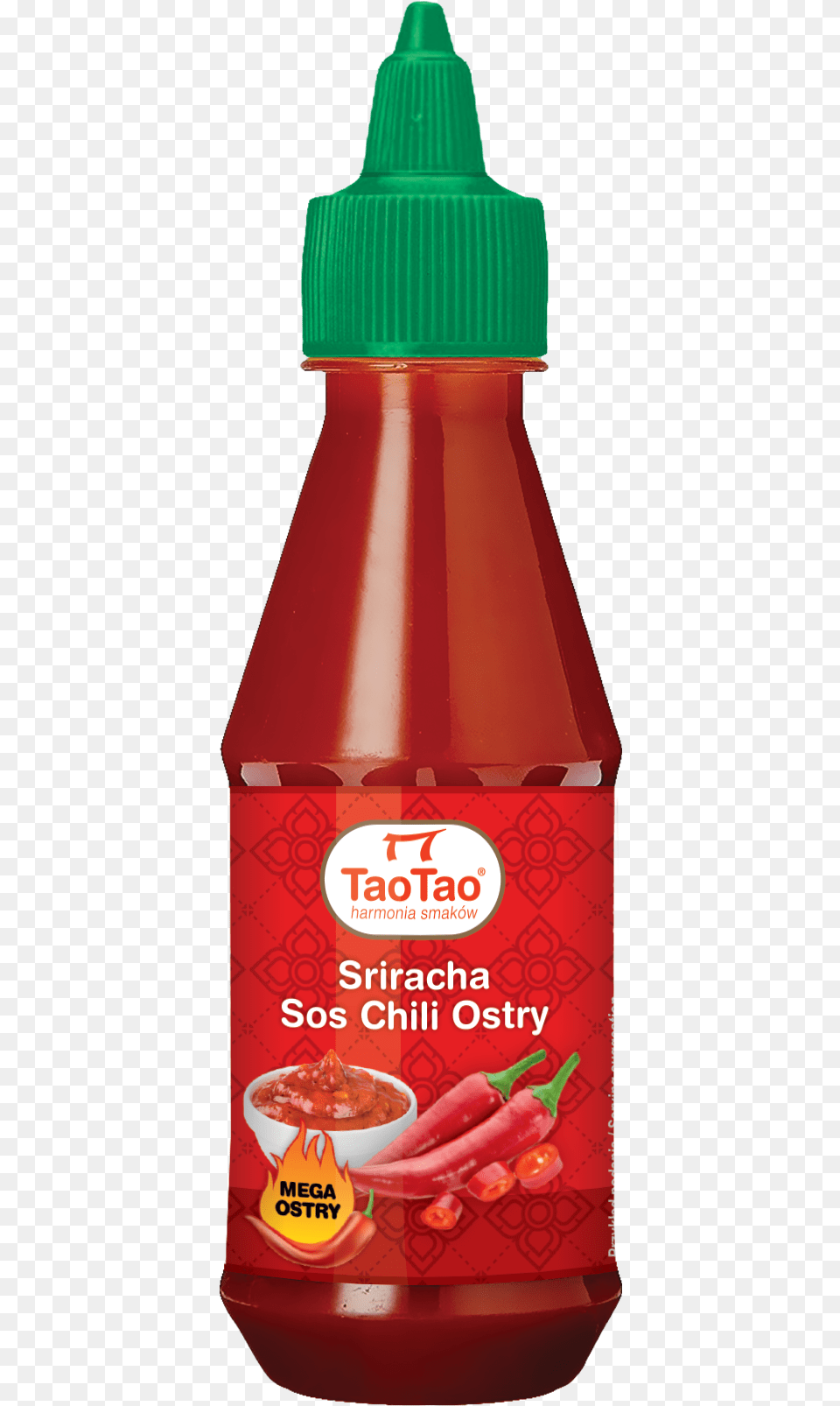 Sweet Chilli Sauce Sos Ostry Tao Tao Sriracha, Food, Ketchup Png