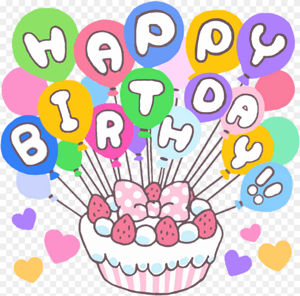 Sweet Cute Happybirthday Birthday Party Birthdaycake, People, Person, Number, Symbol Free Png Download