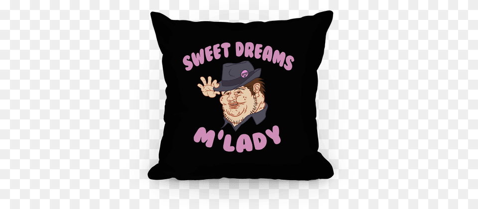 Sweet Dreams M39lady Pillow Going For A Nap, Cushion, Home Decor, Clothing, Hat Png Image