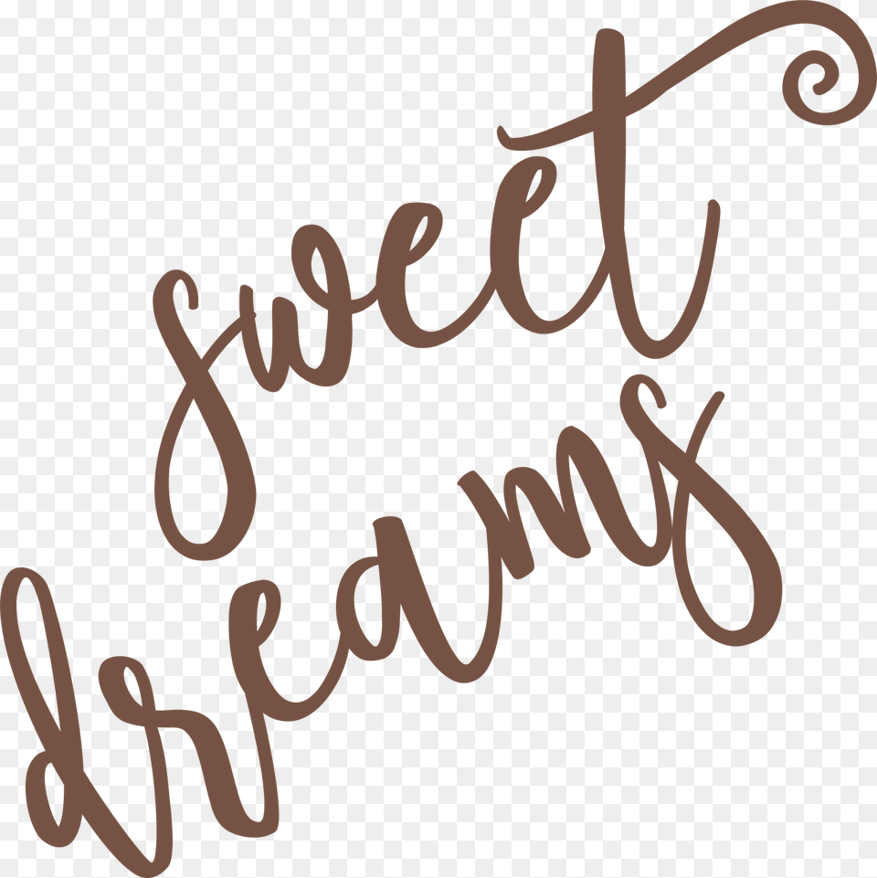 Sweet Dreams Svg Cut File Calligraphy, Handwriting, Text Free Transparent Png