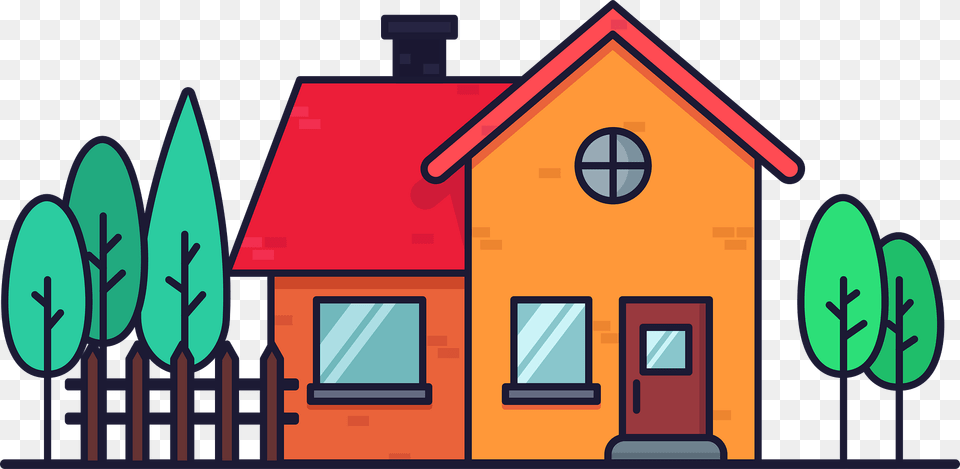 Sweet Home Clipart, Architecture, Building, Cottage, House Png Image