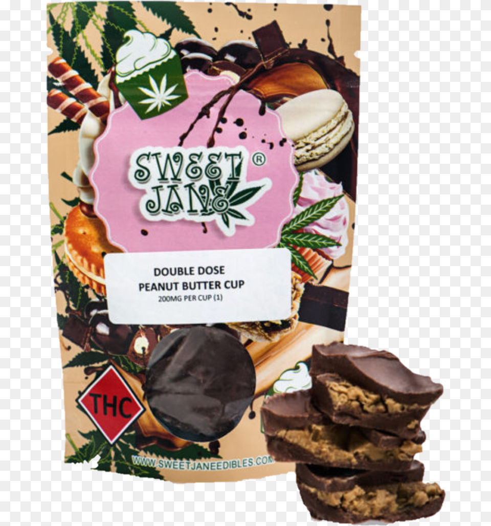 Sweet Jane Double Dose Peanut Butter Cup Sweet Janes Peanut Butter Cup, Food, Sweets, Cream, Dessert Png