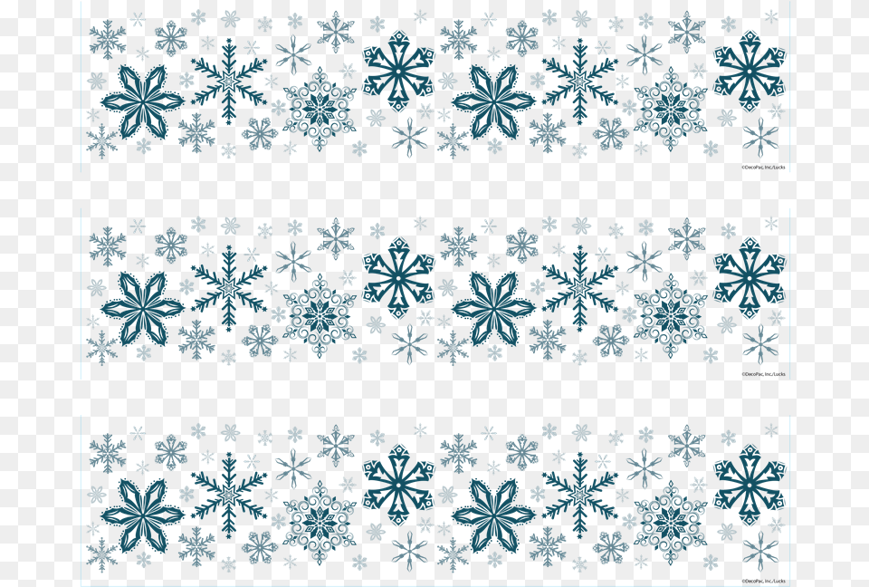 Sweet Life Snowflakes Photo Cake, Flag, Nature, Outdoors, Pattern Free Png Download