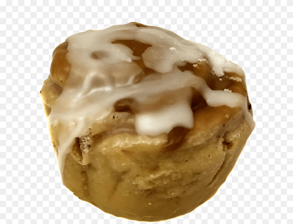 Sweet Mini Melt Cinnamon Bun Sticky Bun, Cream, Dessert, Food, Ice Cream Free Png