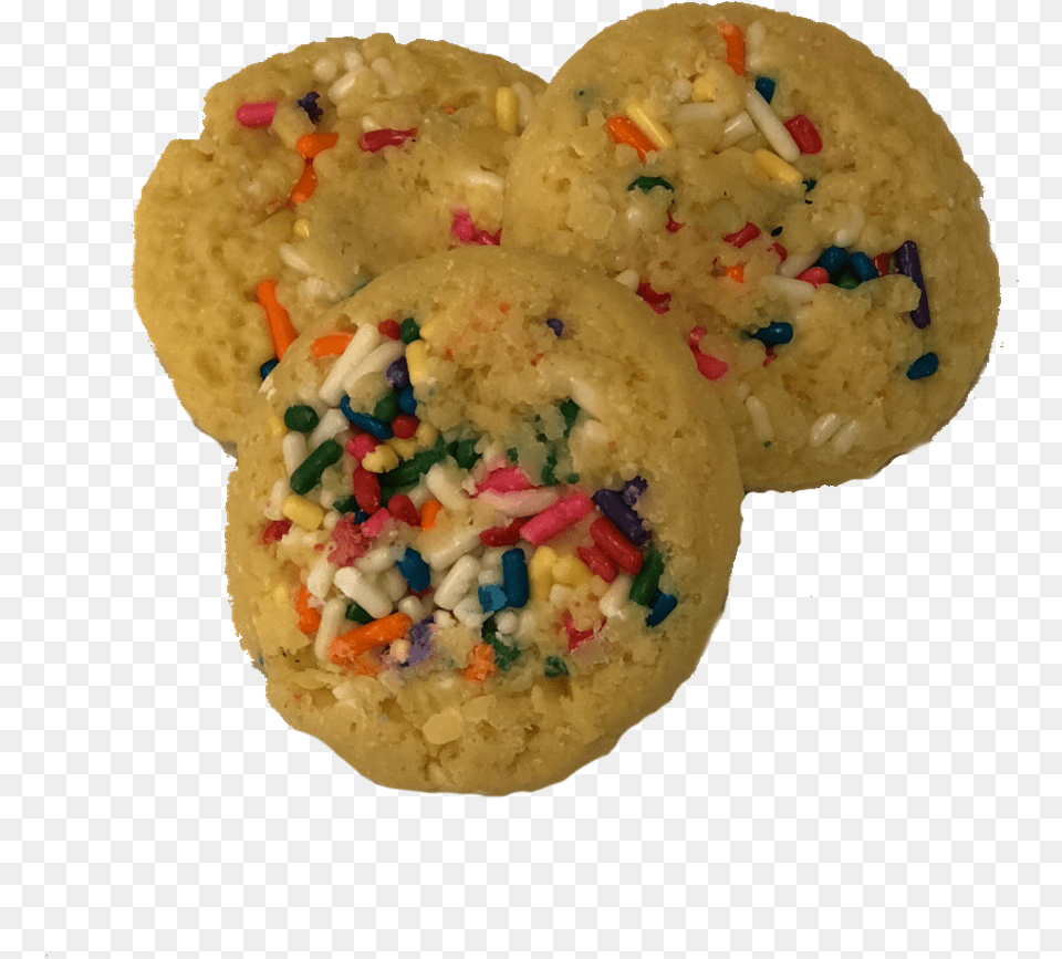 Sweet Mini Melt Sugar Cookies, Food, Sweets, Cream, Dessert Png