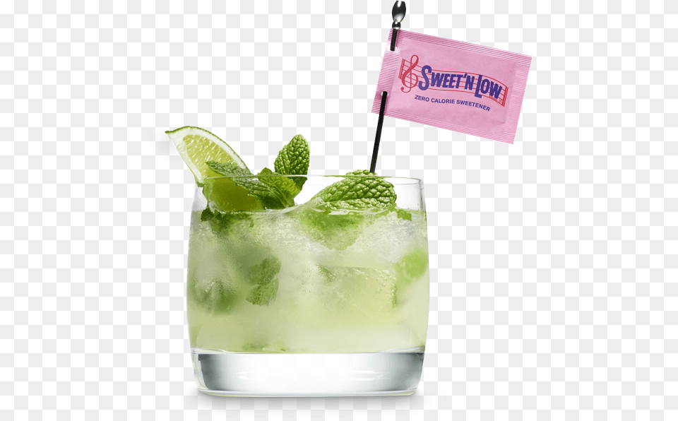 Sweet N Low, Alcohol, Beverage, Cocktail, Herbs Png Image