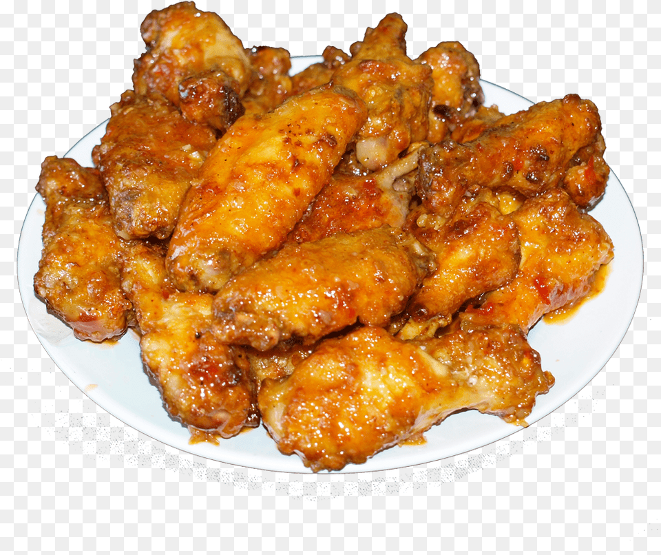 Sweet N39 Spicy Wings Karaage, Plate, Food, Food Presentation Free Png Download