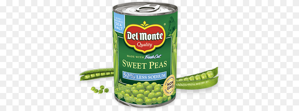 Sweet Peas Low Sodium Monte, Food, Pea, Plant, Produce Free Transparent Png