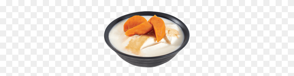 Sweet Potato Tofu Pudding, Dessert, Food, Yogurt, Bowl Png Image