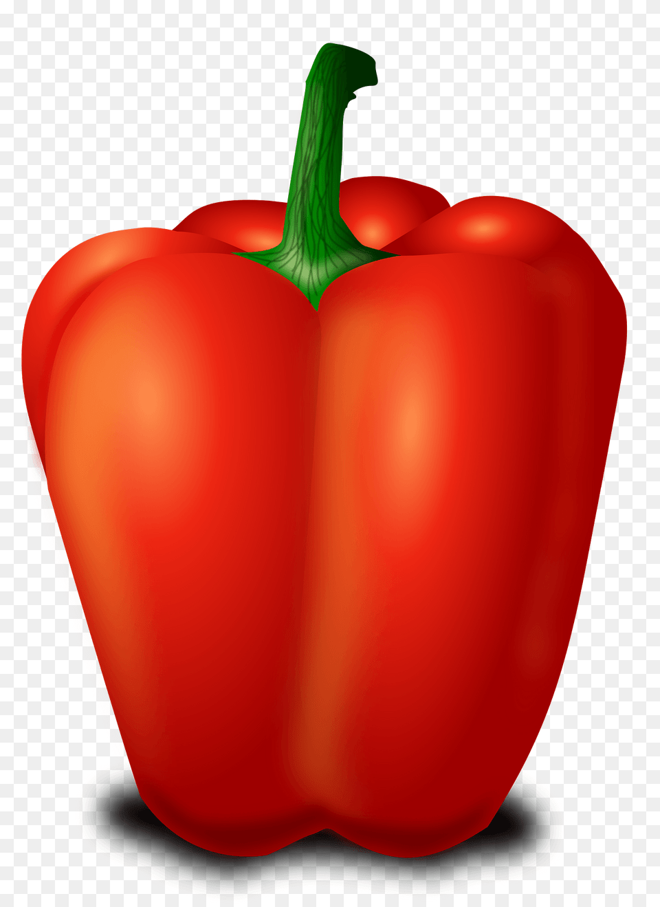 Sweet Red Bell Pepper Clipart, Bell Pepper, Food, Plant, Produce Free Png