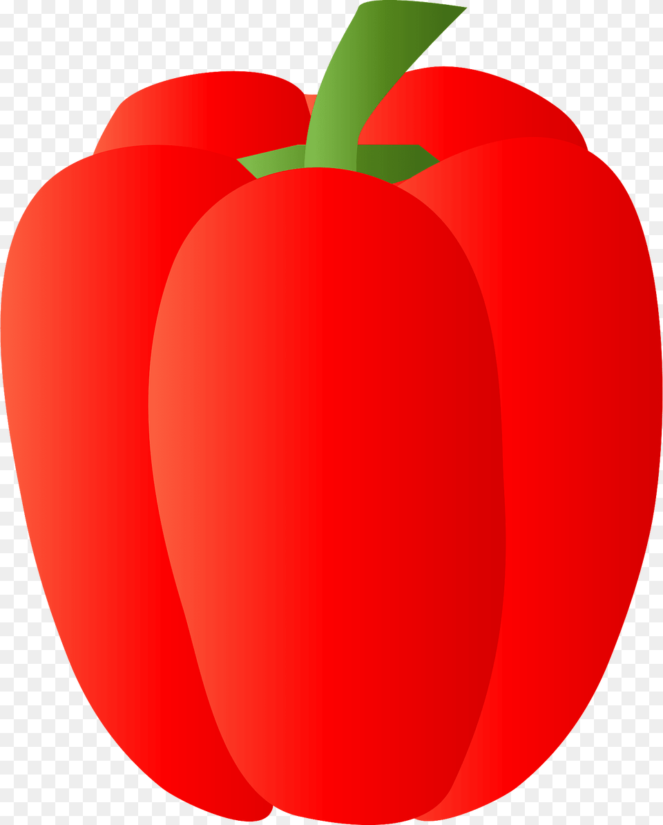 Sweet Red Bell Pepper Clipart, Bell Pepper, Food, Plant, Produce Free Png Download
