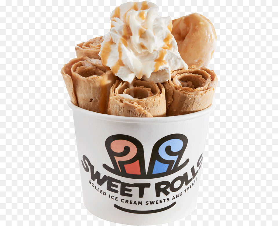 Sweet Rolls Ice Cream, Dessert, Food, Ice Cream, Frozen Yogurt Png Image