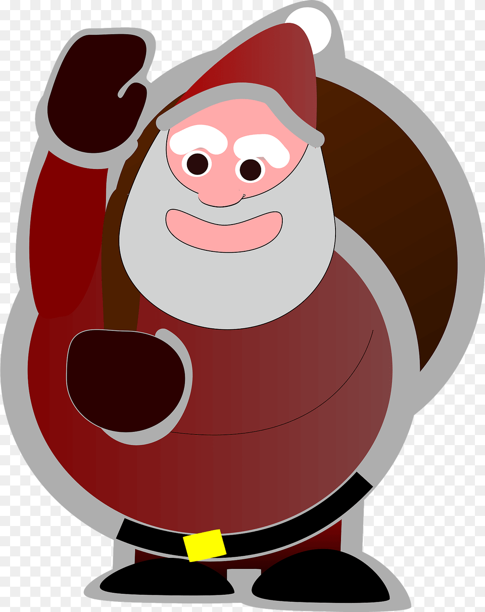 Sweet Santa Clipart, Cartoon, Face, Head, Person Free Png