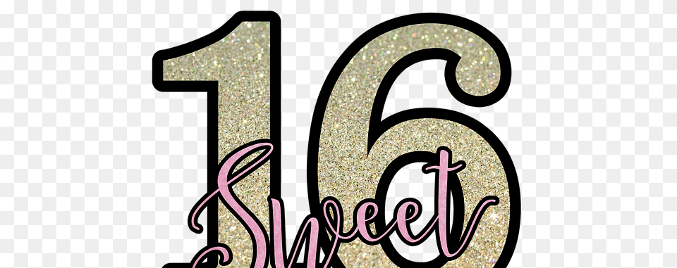Sweet Sixteen Clipart Clip Art, Text, Symbol, Number Free Png Download