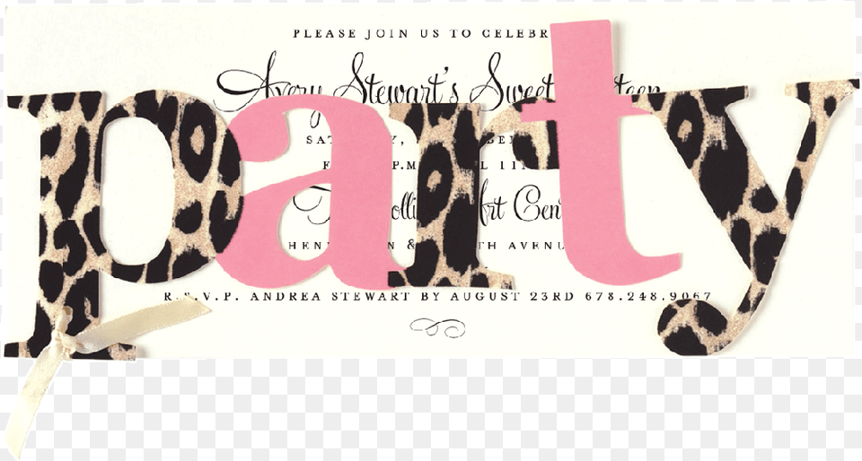 Sweet Sixteen Invitations, Text, Home Decor Png