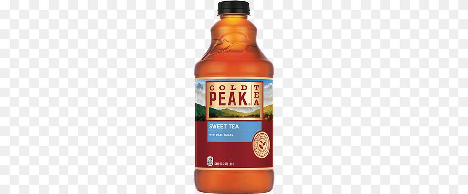 Sweet Tea 64 Oz Gold Peak Tea 64 Oz, Alcohol, Beer, Beverage, Lager Free Png