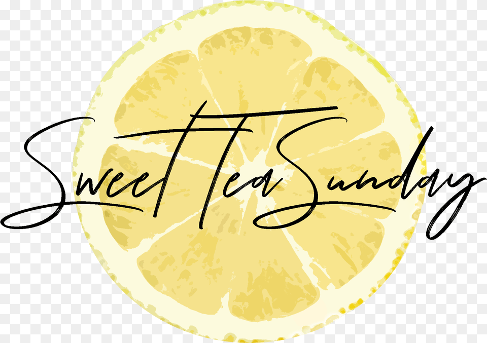 Sweet Tea Sunday Download Circle, Citrus Fruit, Food, Fruit, Lemon Free Png