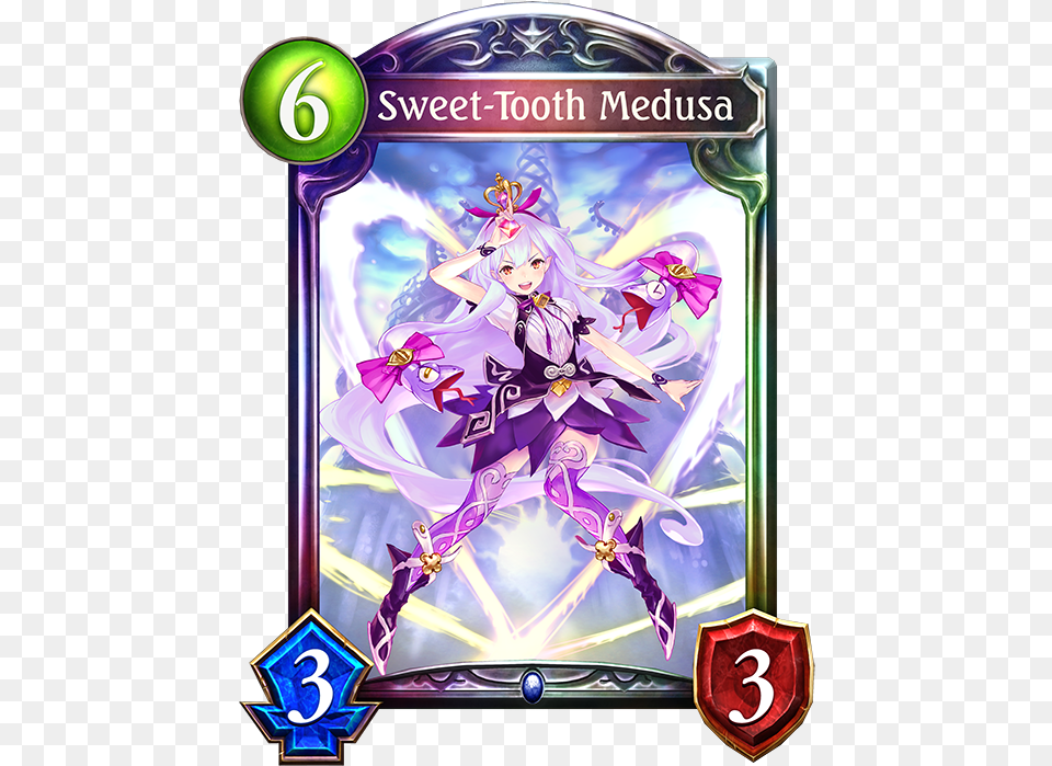 Sweet Tooth Medusa Shadowverse Shadowverse Sweet Tooth Medusa, Book, Comics, Publication, Adult Free Png Download