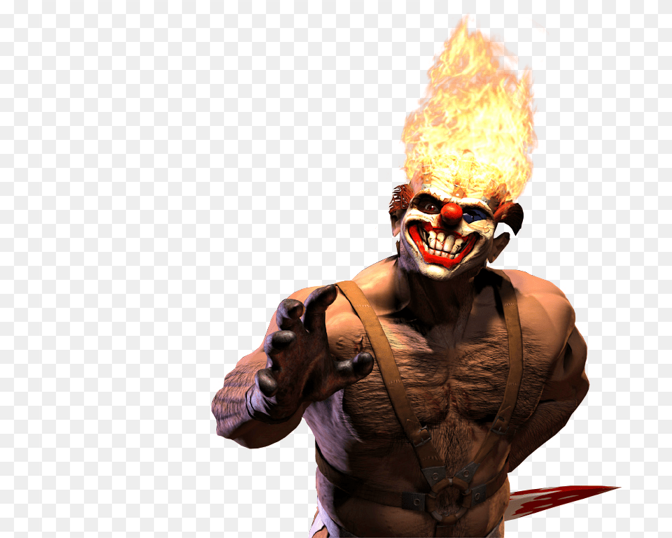 Sweet Tooth Twisted Metal Black, Adult, Man, Male, Person Png