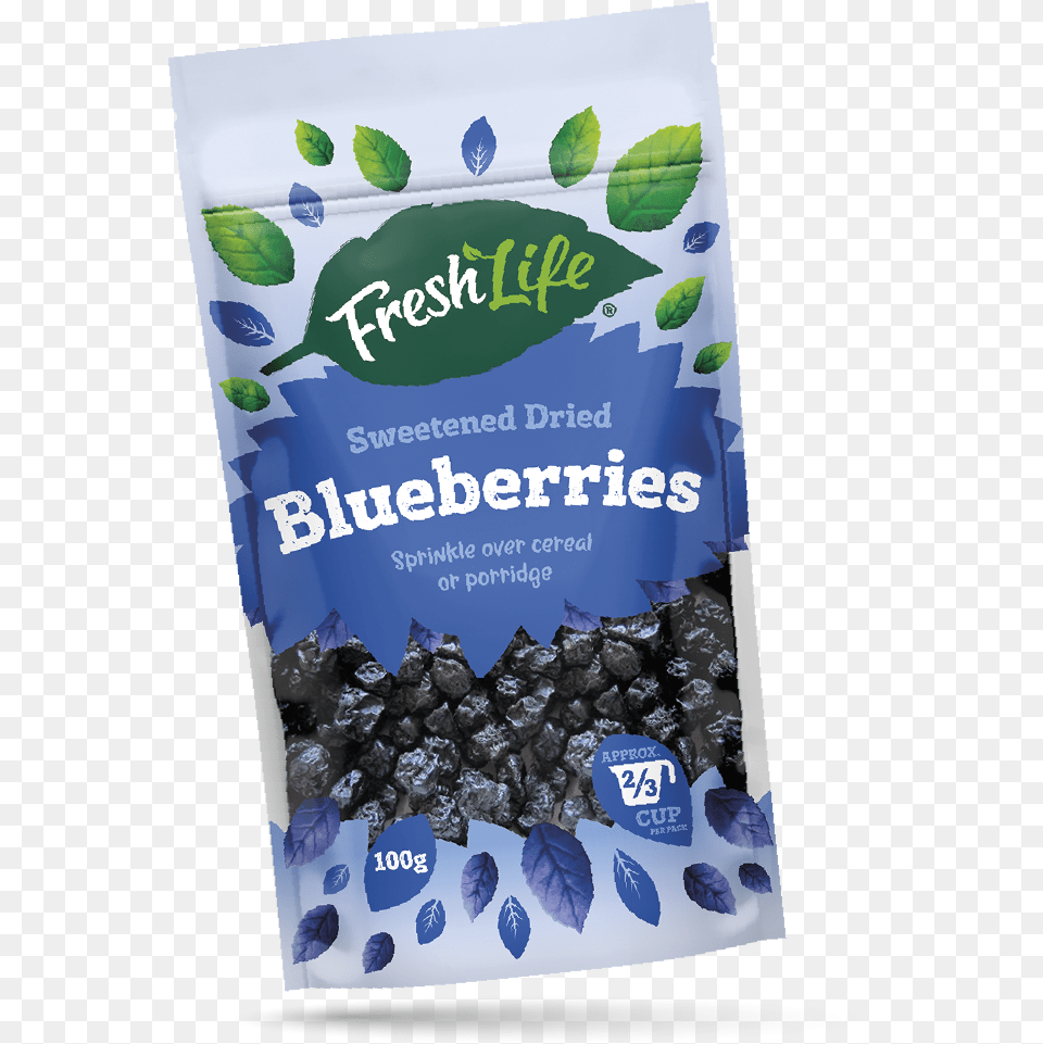 Sweetened Dried Blueberries U2014 Fresh Life Pack Raisin, Berry, Blueberry, Food, Fruit Png Image
