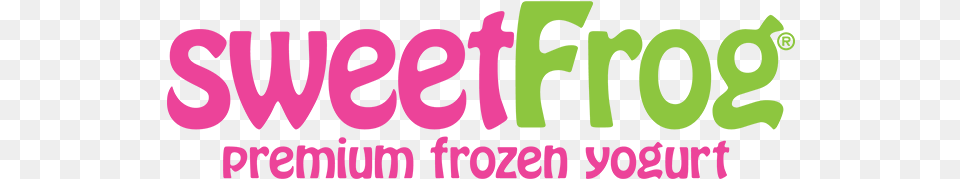 Sweetfrog Premium Frozen Yogurt Sweet Frog Logo, Purple, Green, Text Free Png Download