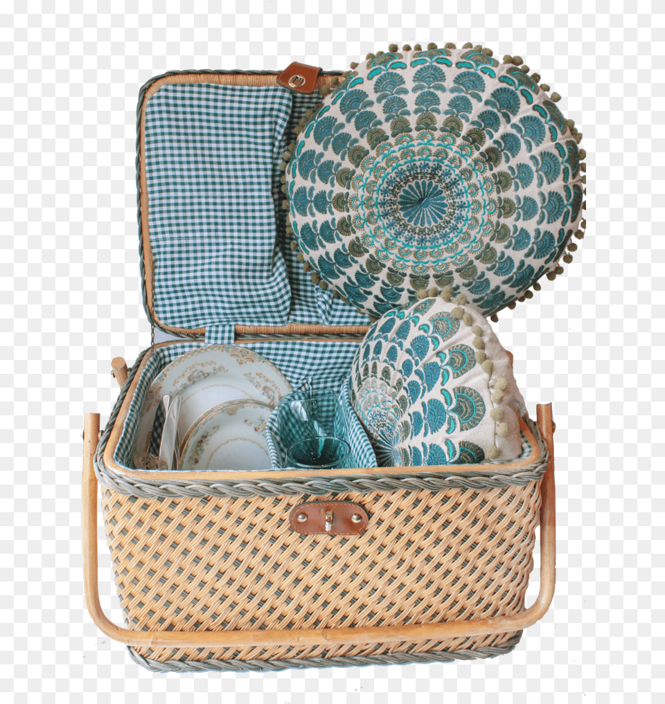 Sweetheart Picnic Basket Storage Basket, Accessories, Bag, Handbag, Plate Free Transparent Png