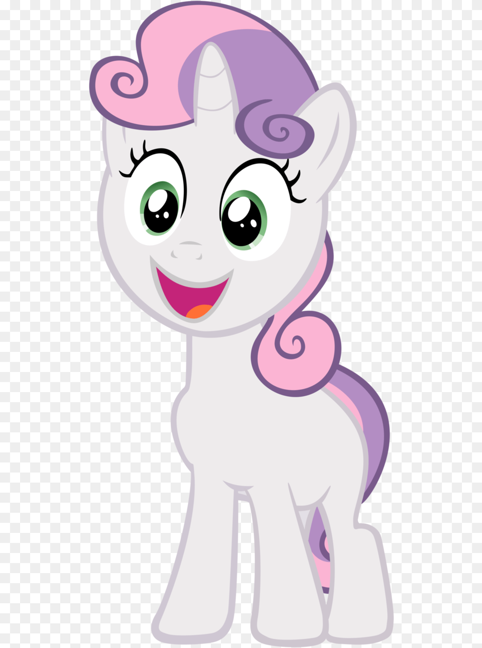 Sweetie Belle Pony Pink Cartoon Purple Mammal Fictional Sweetie Belle Yay, Baby, Person, Art, Face Png Image