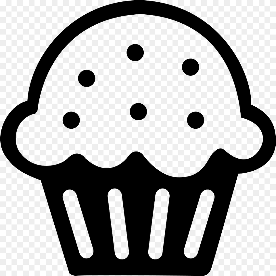 Sweets Cake Icon Transparent, Cream, Cupcake, Dessert, Food Png