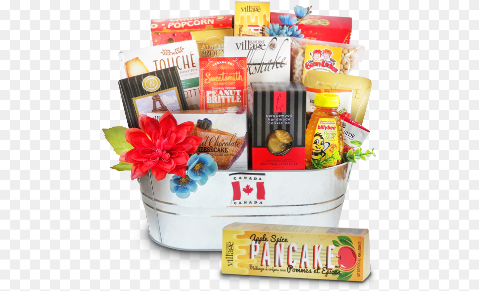 Sweets Of Canada Gift Basket Filled With Canadian Gourmet Flower, Book, Publication Free Png Download