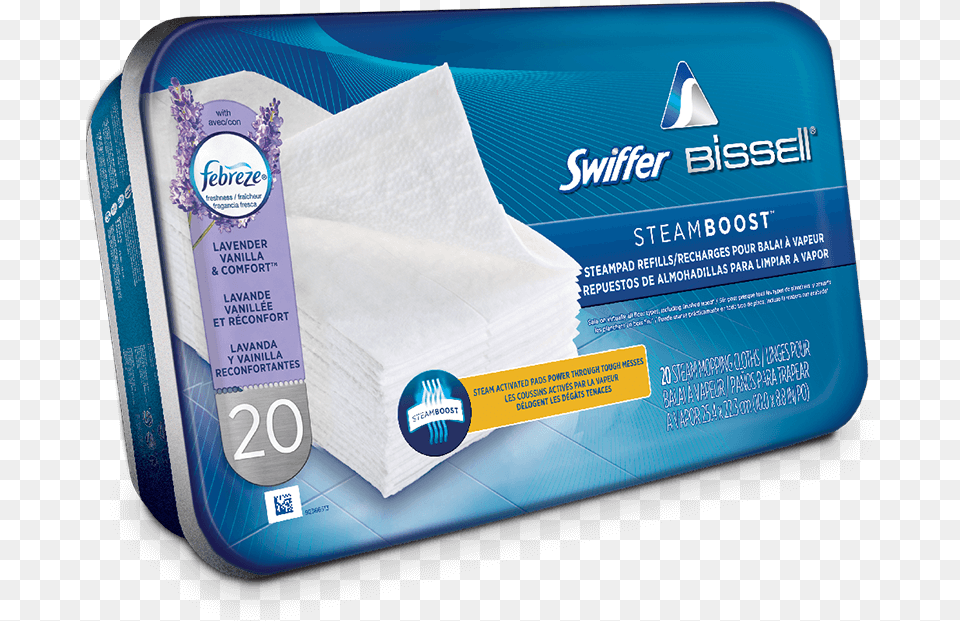 Swiffer Steamboost Powered By Bissell Steam Pad Swiffer Bissell Steamboost Pads, Paper, Towel Free Png