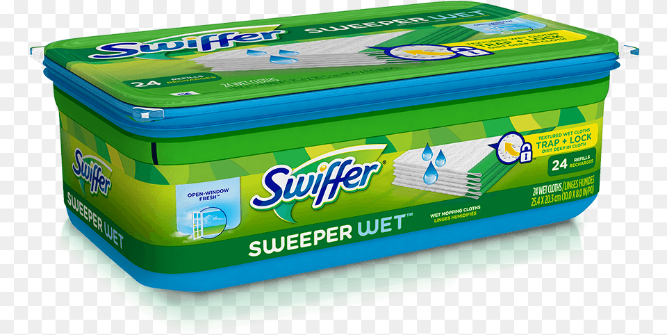 Swiffer Sweeper Wet Mopping Pad Refill Cloths Open Swiffer Sweeper Wet Mopping Pad Refills For Floor Mop Free Transparent Png