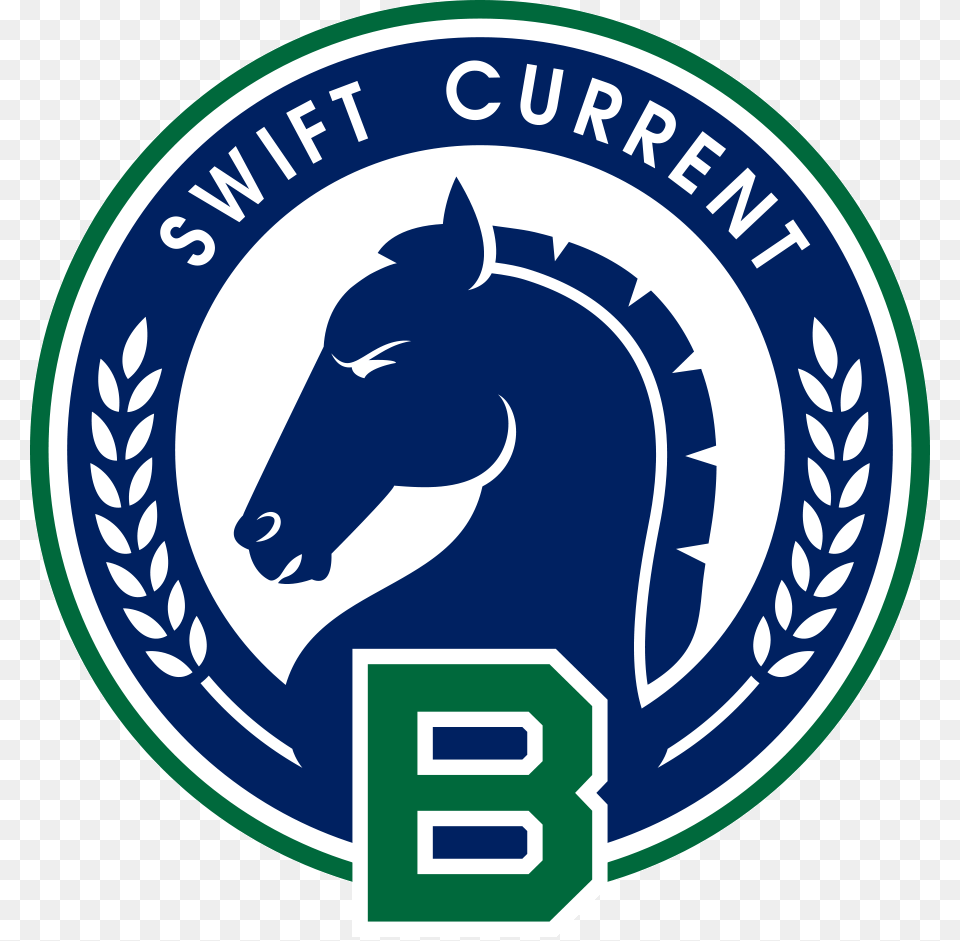Swift Current Broncos Logo, Emblem, Symbol, Animal, Horse Free Png Download