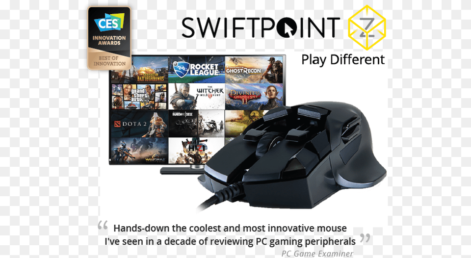 Swiftpoint Z, Computer Hardware, Electronics, Hardware, Mouse Png