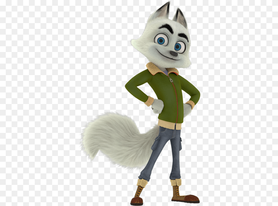 Swifty The Arctic Fox, Clothing, Long Sleeve, Sleeve, Cartoon Free Transparent Png