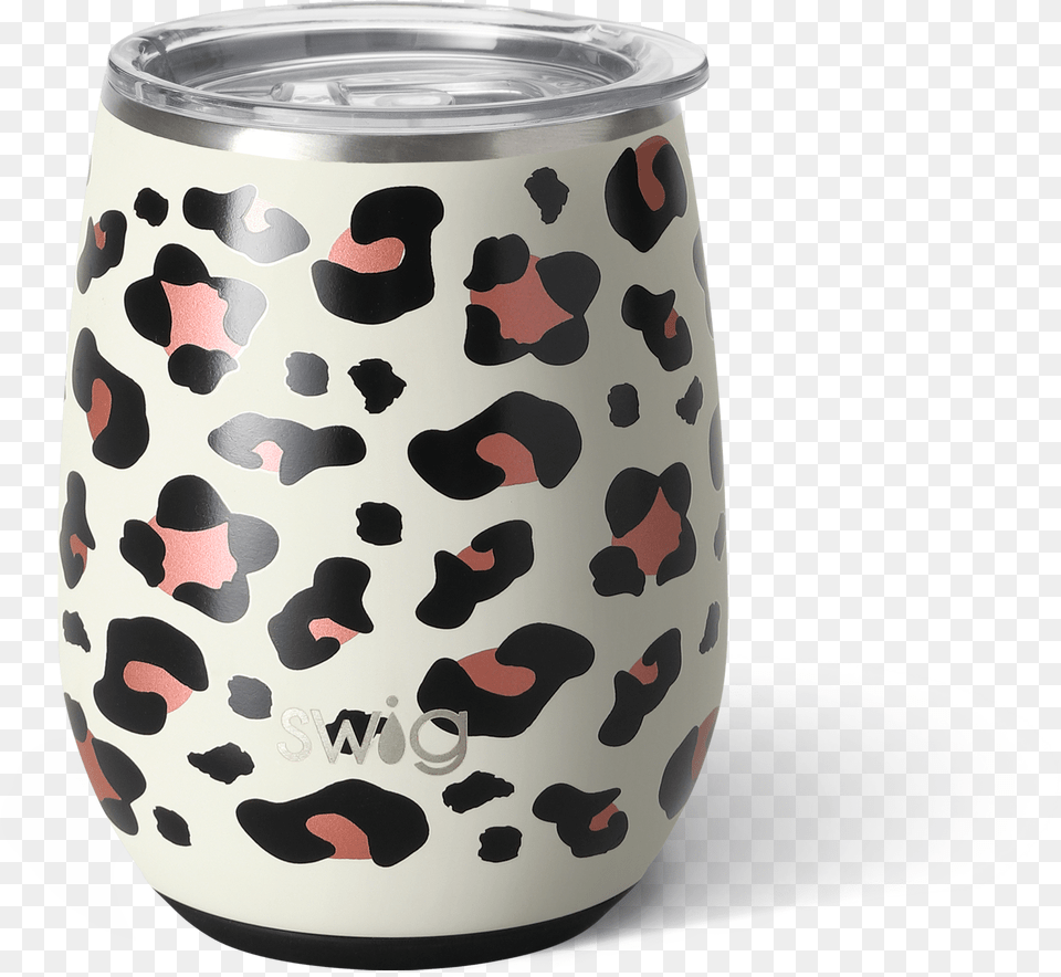 Swig Leopard Wine Tumbler, Can, Tin, Face, Head Free Transparent Png