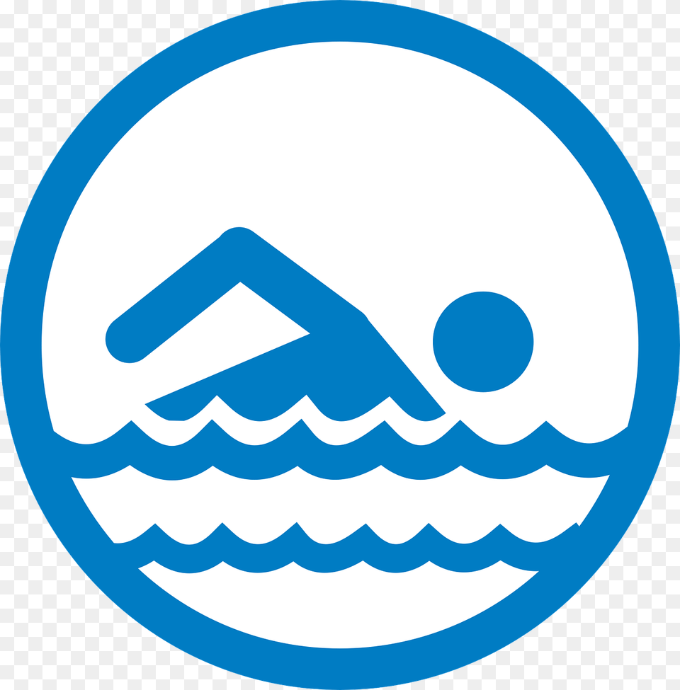 Swim Lessons Clip Art, Logo, Badge, Symbol, Disk Free Png Download
