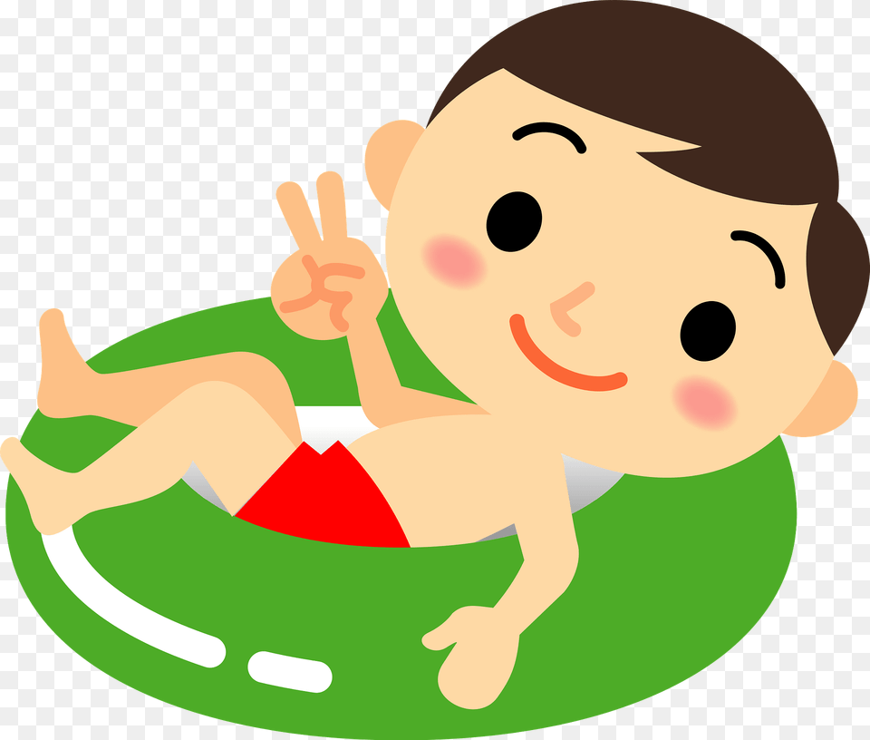 Swim Ring For Boy Clipart, Water, Animal, Bear, Mammal Free Png Download