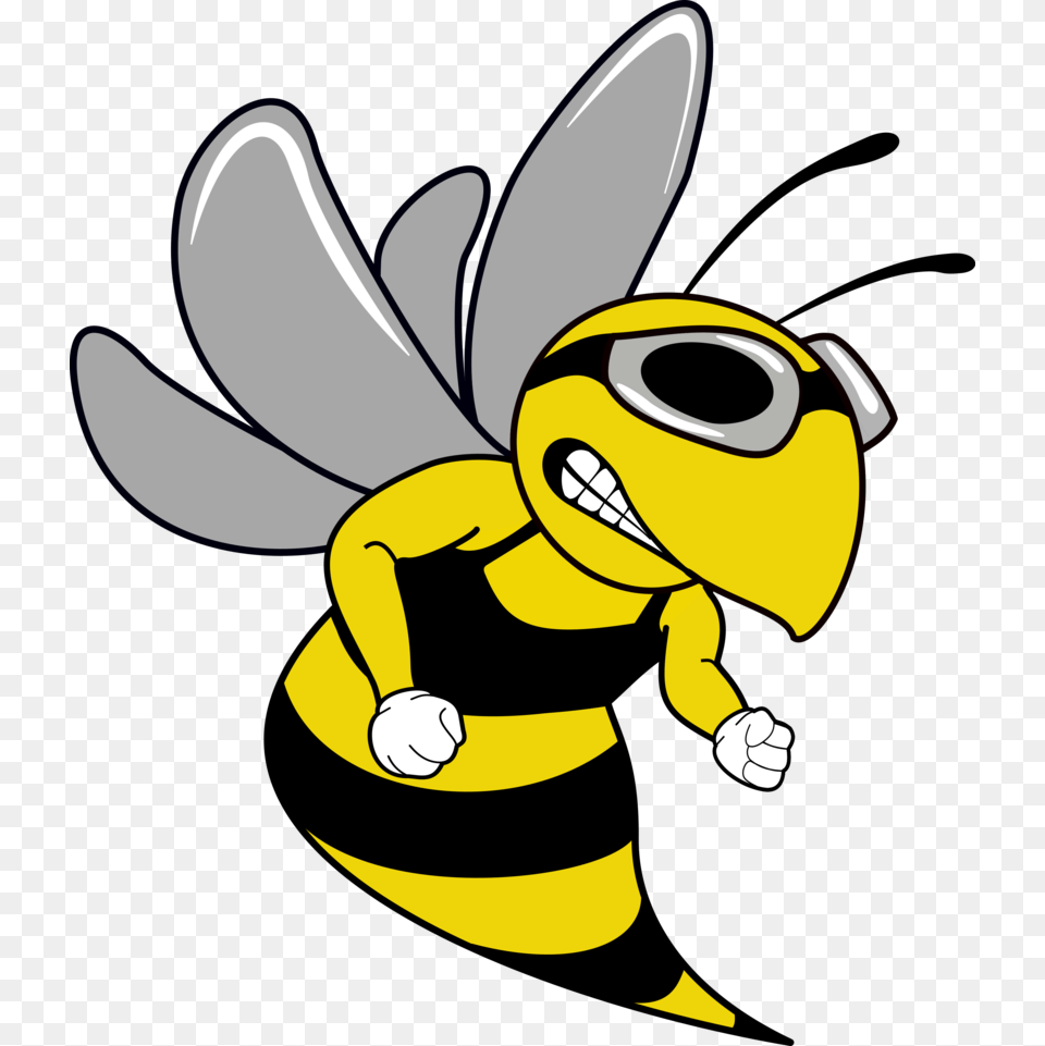 Swim Team Hornet Mascot, Animal, Bee, Insect, Invertebrate Png