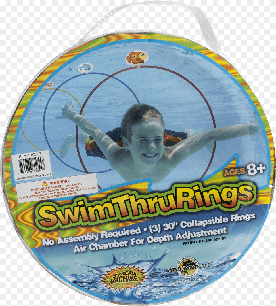 Swim Thru Rings Walmartcom Swim Through Rings, Person, Water, Face, Head Free Png Download